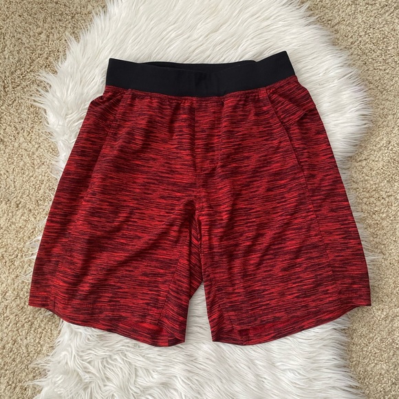 lululemon athletica Other - {Lululemon} Athletic Shorts in Red and Black - Men's Small